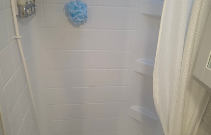 Big enough shower for one adult