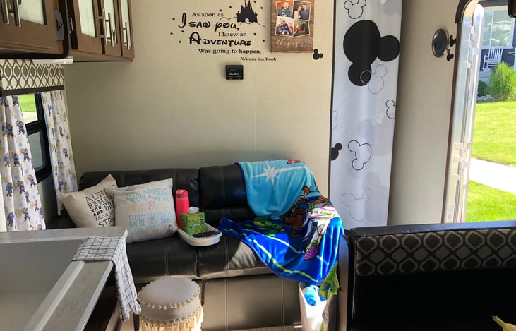 If it’s cool at night and you need something to snuggle. Don’t worry our provided soft and comfy character blankets are just the ticket.