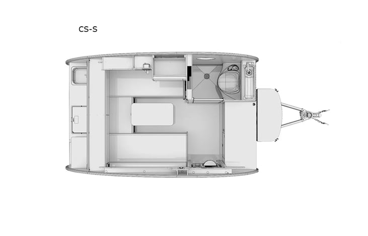 Representative floor plan provided by a trusted RVshare partner.