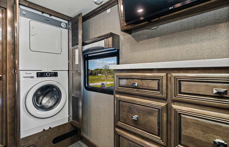 Washer and Dryer available for use! We even provide laundry detergent.