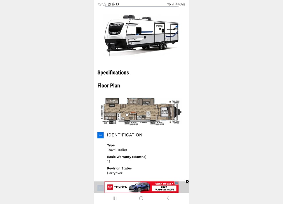 Travel Trailer rentals in falmouth