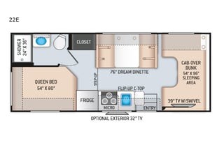 2021 Thor Motor Coach Four Winds 22E R1051