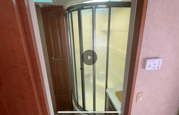 We really like this shower setup!