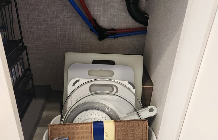 Dish pan and cutting boards