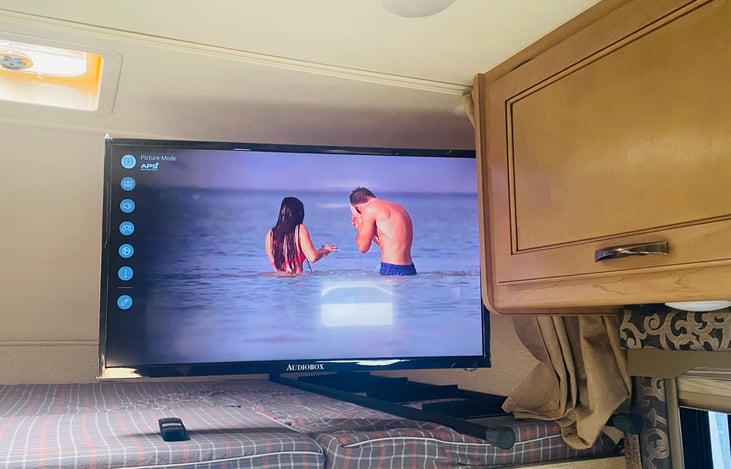 TV/DVD. With wifi or cell phone data access, you can watch your own network TV programs as well as many free TV shows,