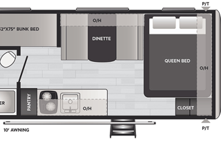Perfect small family camper! Golf Cart Add On!