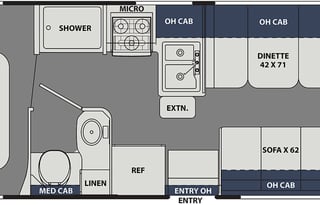 2019 Coachmen RV Freelander 27QB Unit 19