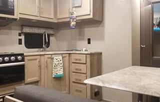 Newer Pet and kid friendly travel trailer