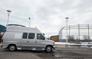 Cozy High Top Van for Tailgating, Camping, & More!