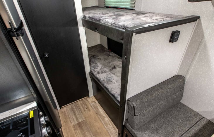 Both bunks are well over six feet long.