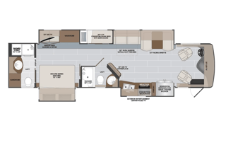 Holiday Rambler Luxury Coach /2 Full Baths & Bunks