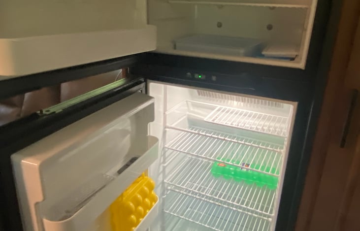Fridge with separate freezer