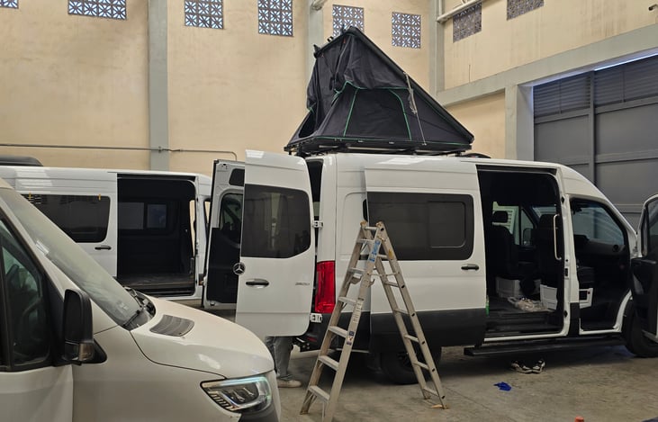 In build at the Van Upfitter March 2026