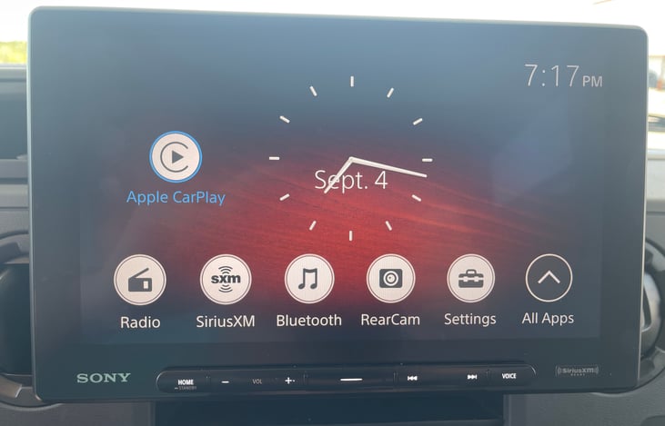 MULTIFUNCTIONAL DISPLAY, APPLE CARPLAY AND ANDROID AUTO