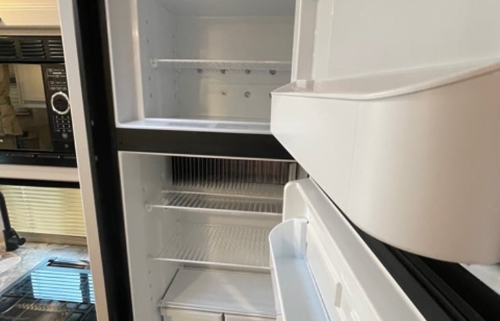Residential size fridge and freezer