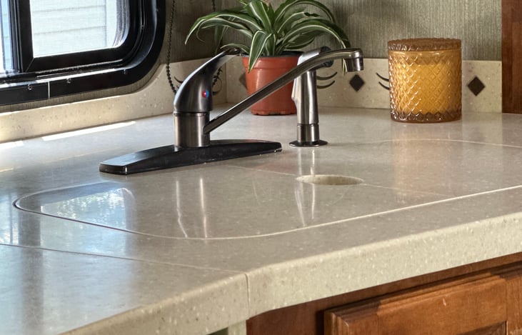 Solid top countertops