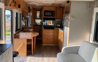 Modern and elegant Fun Bus with driver