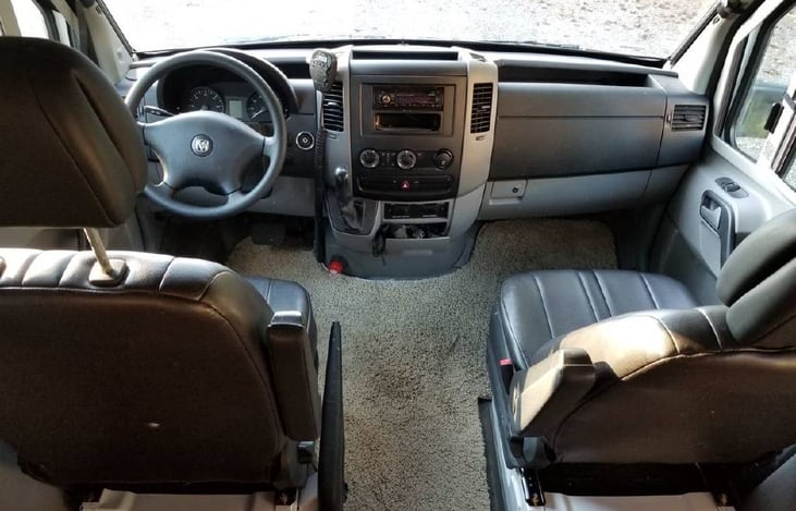 Comfortable Seats for the Pilot and Co-Pilot!