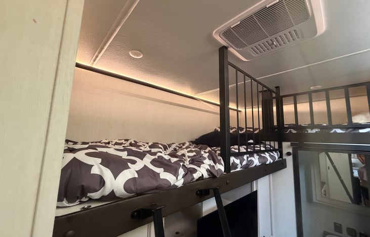 Two loft beds