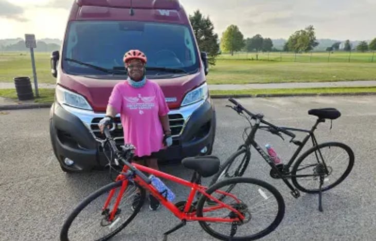 Lunken airport  Ohio bike trail