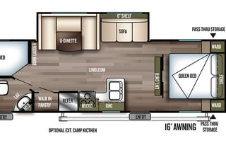 2018 Forest River RV Wildwood X-Lite 263BHXL