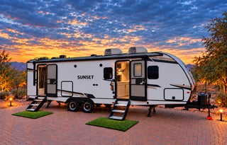King Bed Bunkhouse | Sleeps 10 | Dual A/C