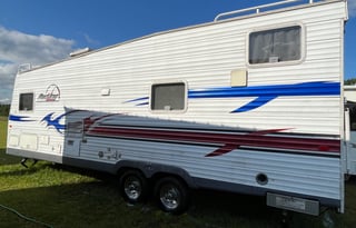 Redline toy hauler camper 26ft