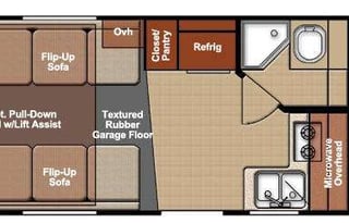 2016 Gulf Stream RV Track & Trail Sidetrack 17RTH