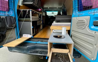 Ford E350 Class B Camper 4kWh Power and 700W solar
