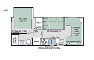 2017 Thor Motor Coach Four Winds 22B