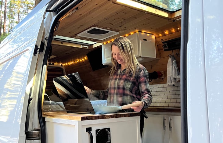 Calling all chefs! With more counter space than some apartments, the fully functional kitchen is a chef's delight.