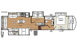 2019 Forest River RV Sierra 372LOK MTN1280