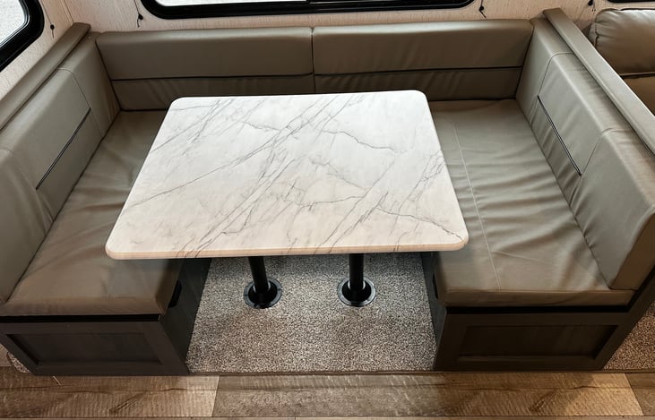 U shape dinette/ bed combo