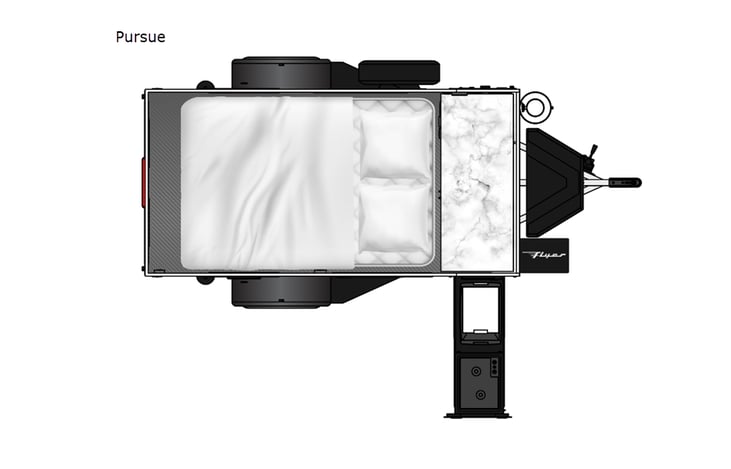 Representative floor plan provided by a trusted RVshare partner.