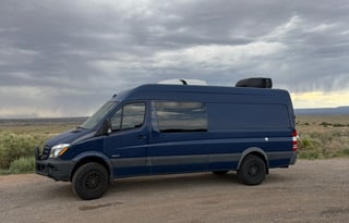 “Big Blue” 2016 Lifted 4x4 Mercedes Sprinter 2500