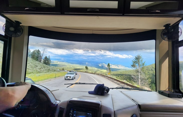 Incredibly large panoramic viewing