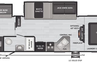 2021 Keystone Hideout LHS 318BR