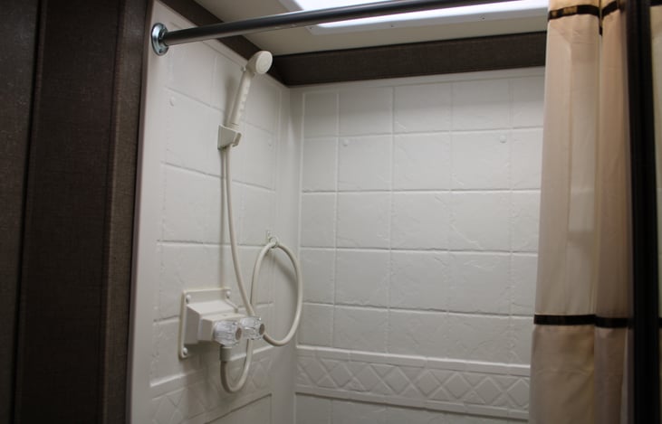 Hot and cold shower.