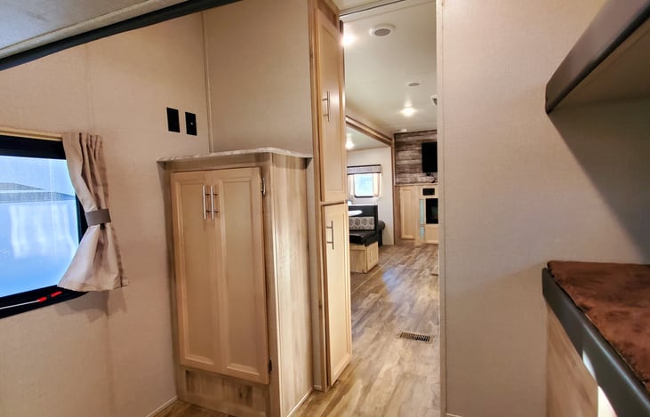 Added storage in bunkhouse