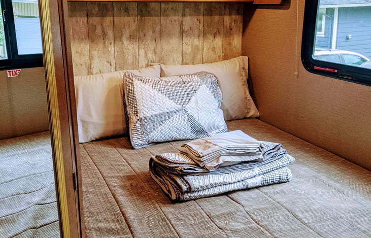 Bed #1 (Oversized Double) in back