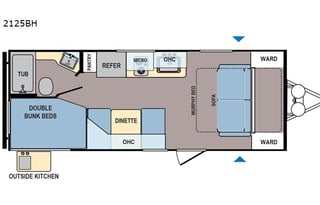 2019 Dutchmen RV Coleman Light LX 2125BH