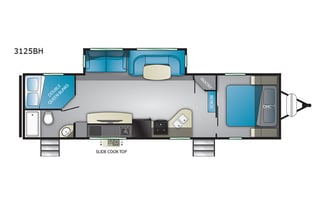 2020 Heartland Wilderness 3125BH