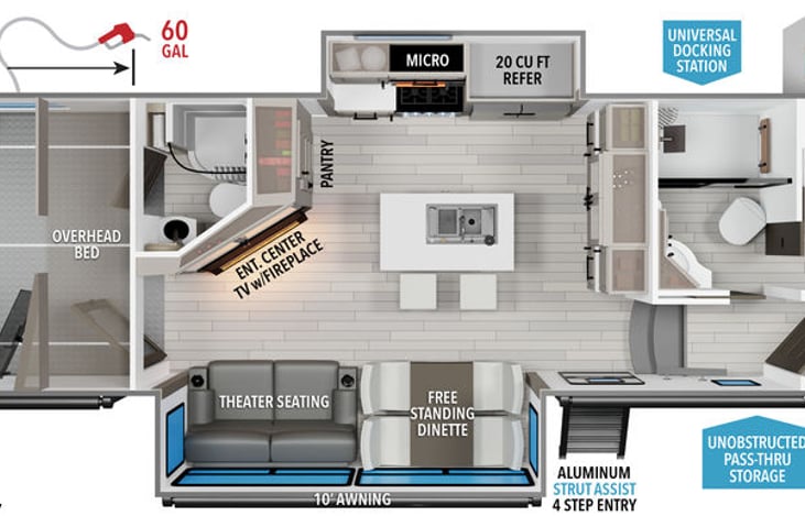imagine enjoying family time in this layout.