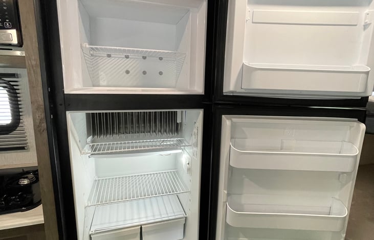 A few of the inside of the fridge.