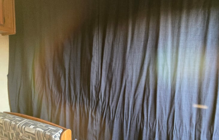 privacy curtain for master bed