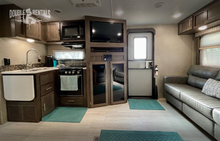 Kitchen and Entertainment Center