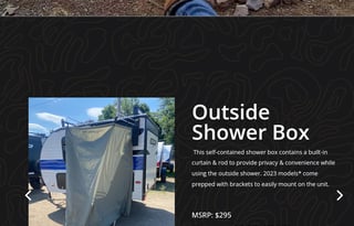 Toy hauler off-road Sunset Park RV  109E 2024