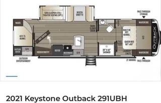 21 Outback Ultra Lite-Half ton / Pet Friendly