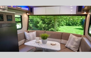 Comfortable camper with amazing views.