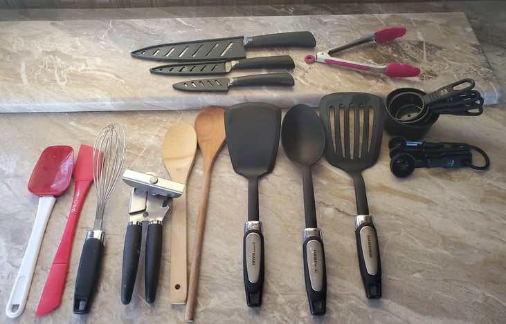 Fully equipped with cooking gear